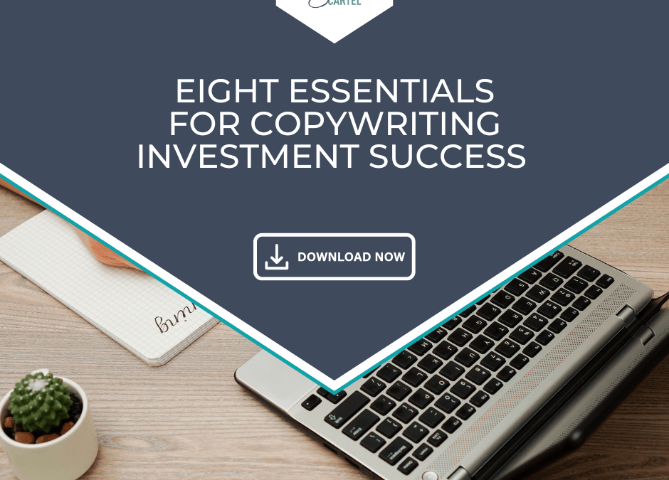 eBook cover Eight Essentials for Copywriting Investment Success